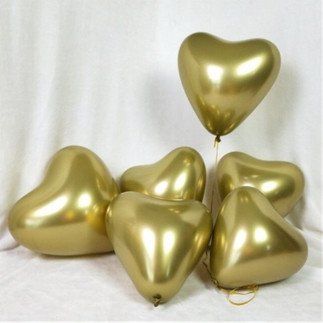 50 li KROM PARLAK (MIRROR) KALP BALON 16 İNC ALTIN