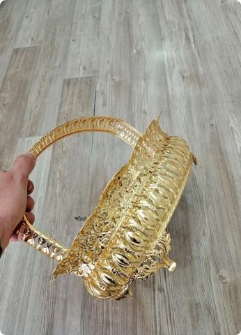 Metal aynalı sunum Sepet
