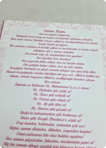 1 Paket Hediyelik Yasini Şerif