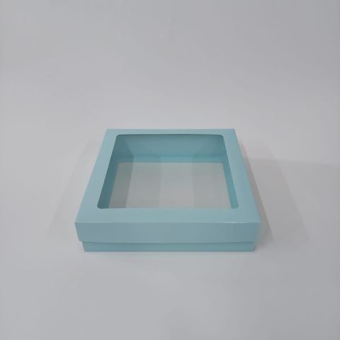 20x20x5 cm Asetat Pencereli Bebek Hediyelik Karton Kutu
