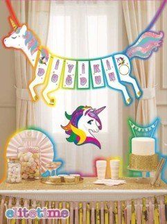 UNICORN FLAMA AT ŞEKLİNDE İYİKİ DOĞDUN SİMLİ PK:1 KL:100