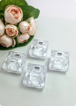 Mika Kristal Kutu süssüz  (Söz,Nisan,Kına,Nikah,Bebek Şekeri için Ankara )