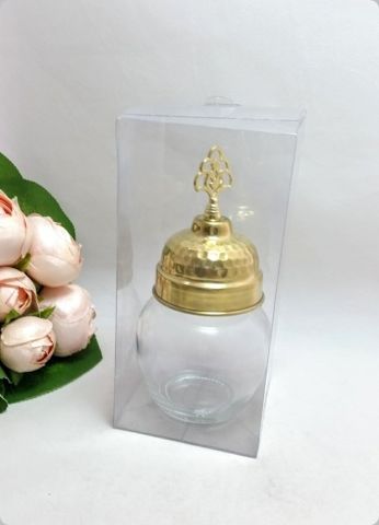 50'Li 7x7x16 Cm Katlanmamış Full Asetat Kutu Kolonya Şişesi için