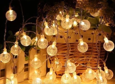 3m 20 Led Kristal Top Gün Işığı Pilli 2 Kademeli MZ-307