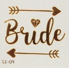 Metalik Geçici Bride Dövme