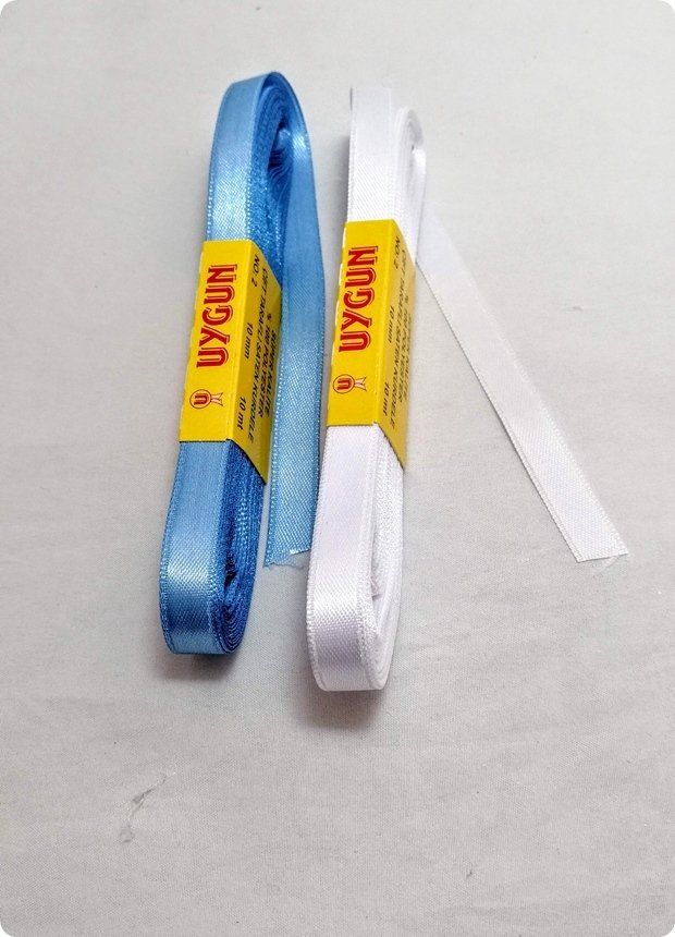 1 cm (10 Mt.) saten kurdele