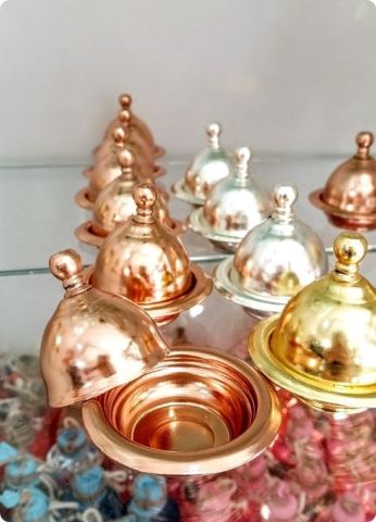 100 Lü Zamak Minik Yuvarlak Tekne Lokumluk