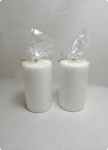 12x7 cm Mat Renk Büyük Mum