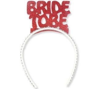 BRIDE TO BE KIRMIZI TAÇ EVADAN SİMLİ TAŞLI